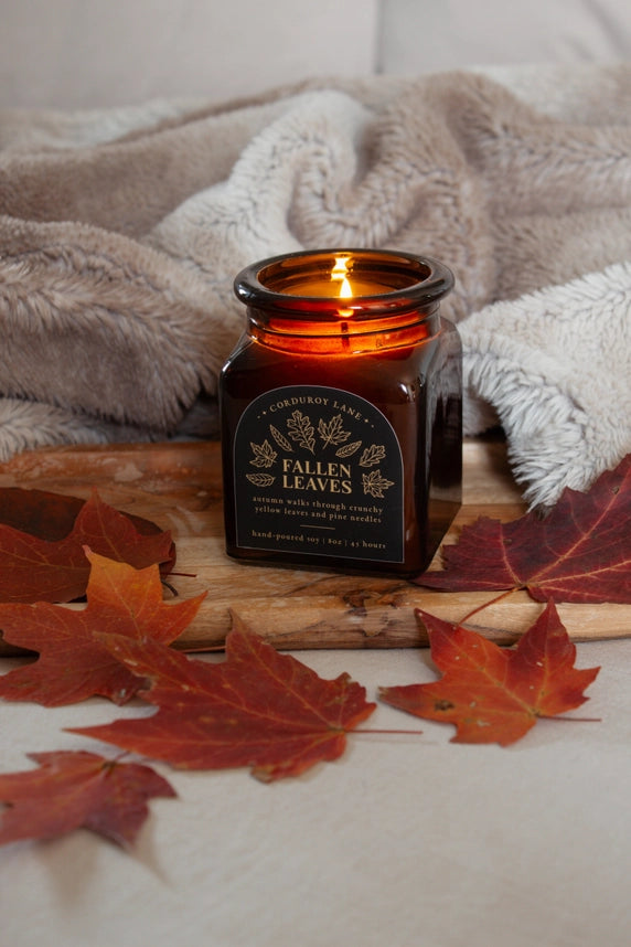 Fallen Leaves Apothecary Candle