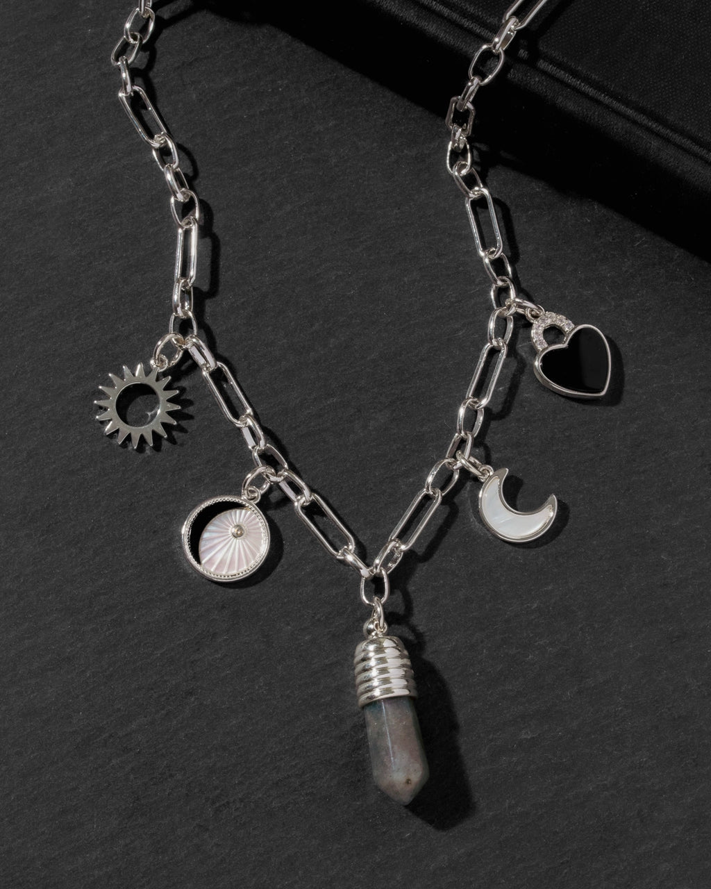 Labradorite Love Charm Necklace