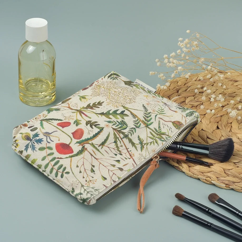 Greens and Flowers Pouch