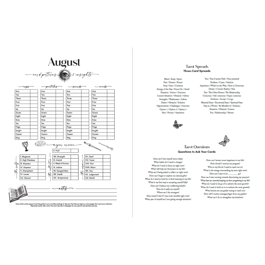 2026-27 Writual Tarot Planner — Academic Year Edition
