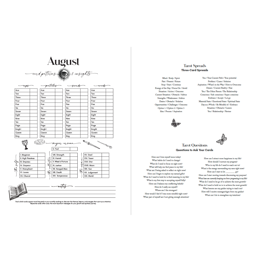 2026-27 Writual Tarot Planner — Academic Year Edition