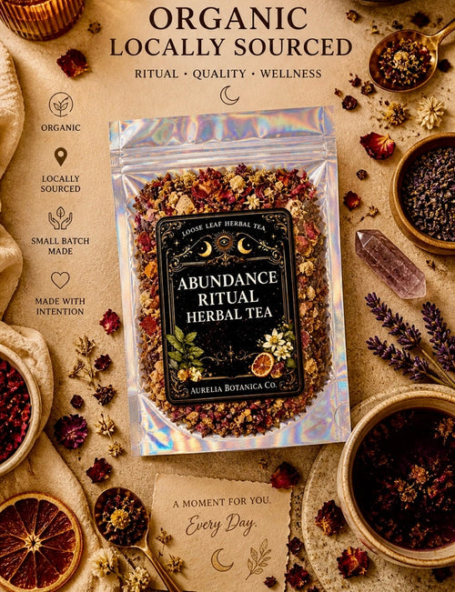 Abundance Ritual Herbal Tea | Loose Leaf Botanical Tea | 1 oz Pouch