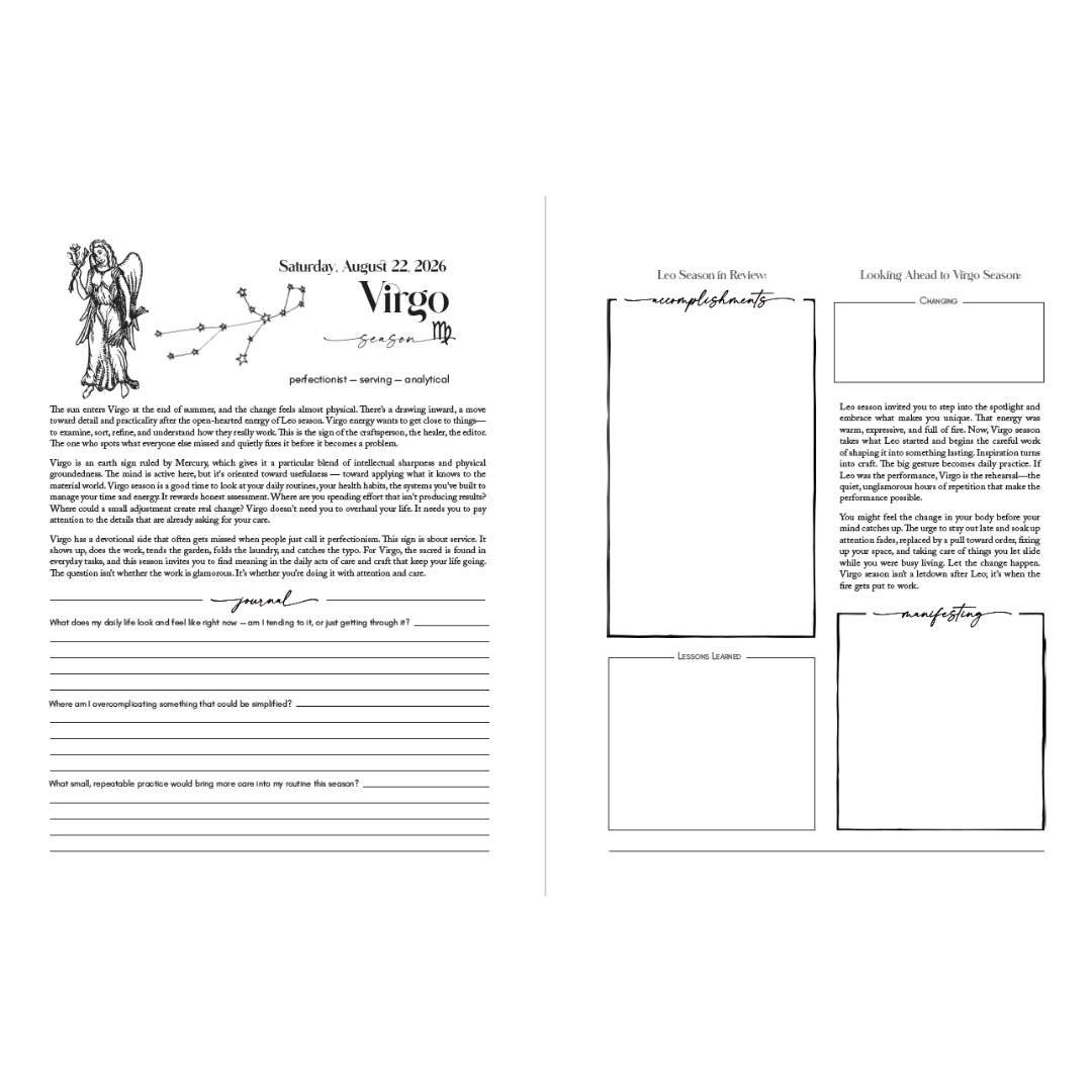 2026-27 Writual Tarot Planner — Academic Year Edition