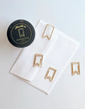 Gold Plated Paper Clips | 2 Styles