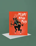 Holiday Greeting Card | Merry Krampus | Set of 8