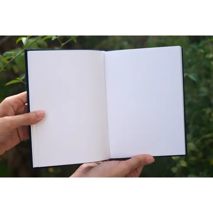 Moonlit Flight Linen Notebook