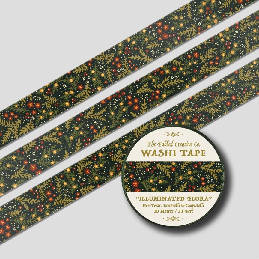 Illuminated Flora | Washi Tape
