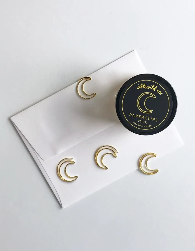 Gold Plated Paper Clips | 2 Styles