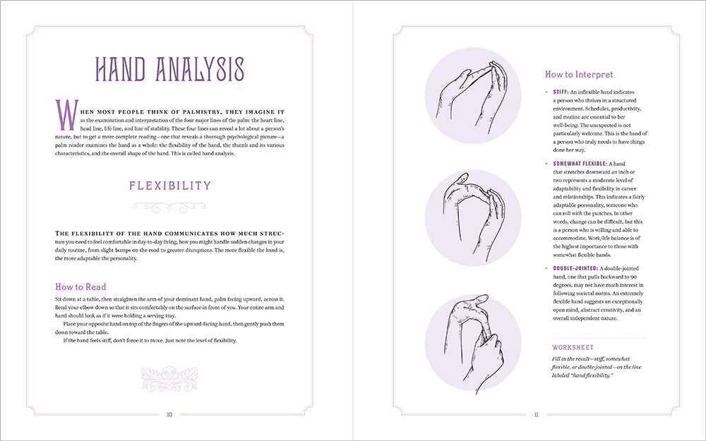 Handful of Stars: Palmistry Guidebook and Hand-Printing Kit