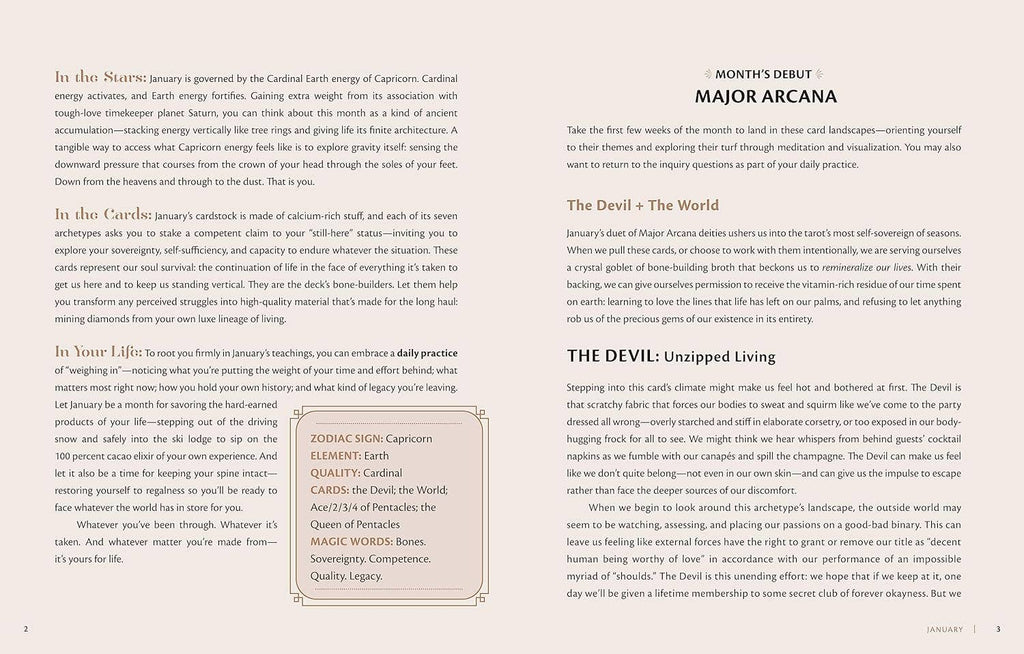 The Tarot Almanac: A Seasonal Guide To Divining