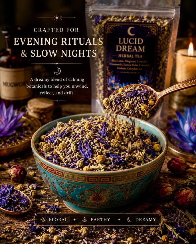 Lucid Dream Herbal Tea | Loose Leaf Ritual Tea | 1 oz Pouch