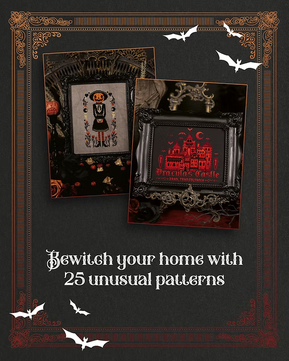 Witchy Stitching: 25 Patterns to Haunt Your Home