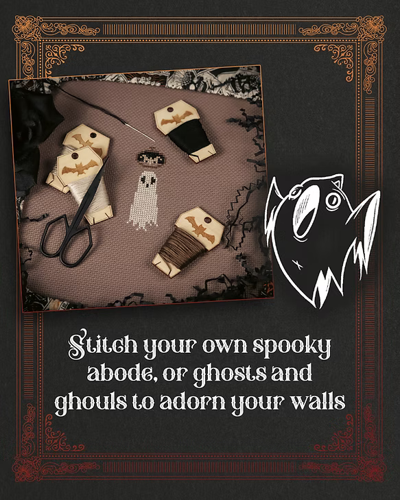 Witchy Stitching: 25 Patterns to Haunt Your Home