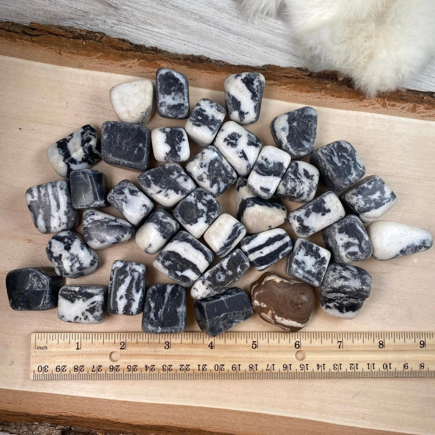 Zebra Jasper Tumbled Stone