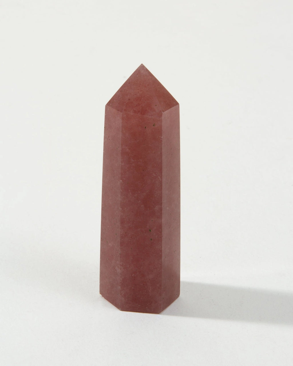 Berry Confident Strawberry Quartz Gemstone Tower