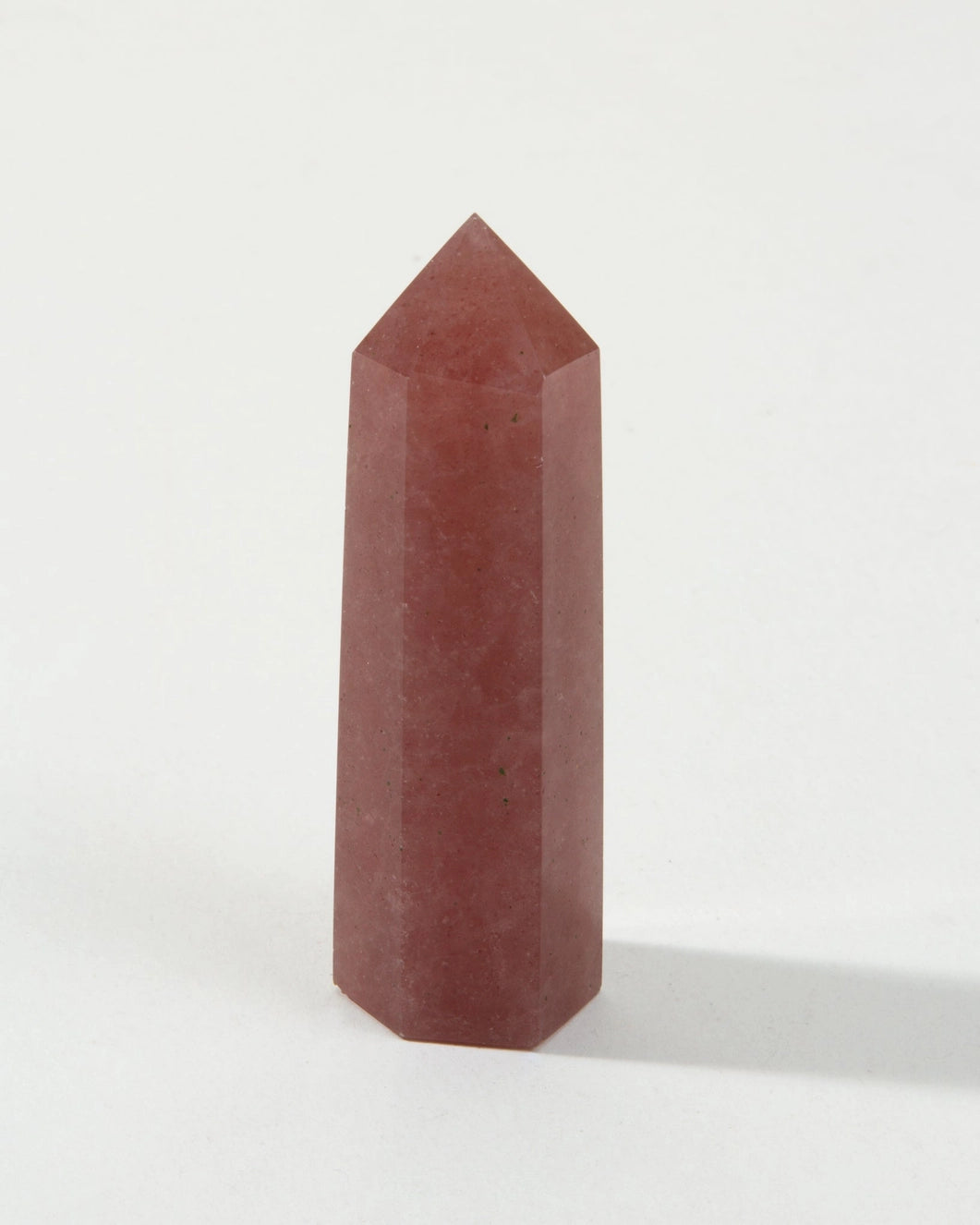 Berry Confident Strawberry Quartz Gemstone Tower