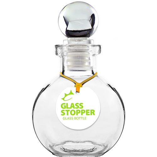 Ball Recycled Glass Bottle with Clear Glass Top | 3.4 oz