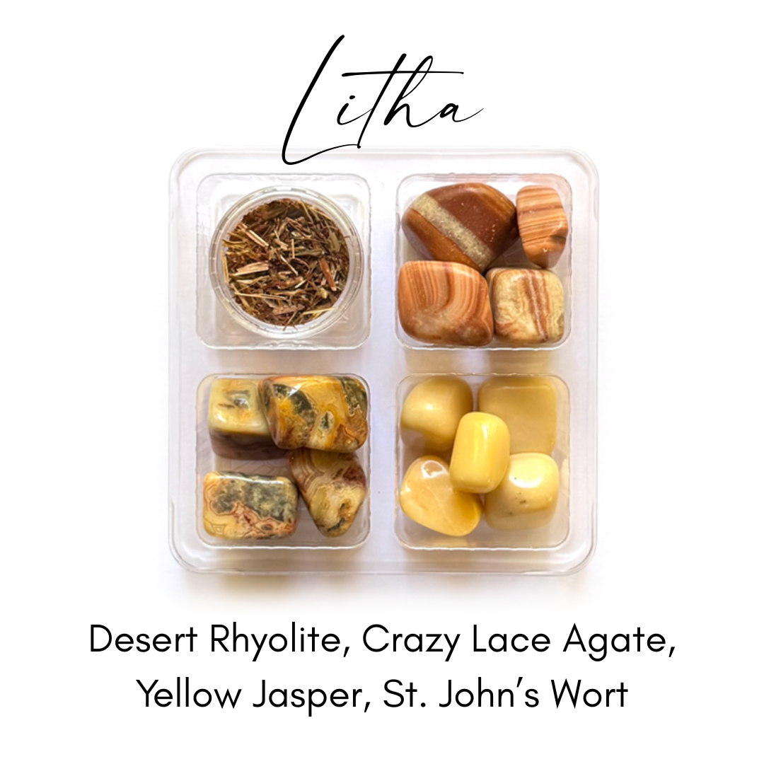 Sabbat Crystal + Herb Collection | Litha — Power + Abundance
