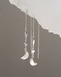 Dolce Luna Threader Earring | Silver & Moonstone
