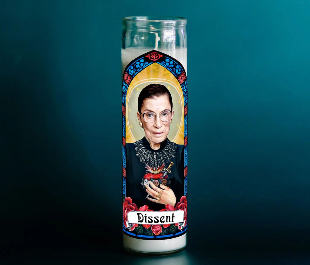Our Lady of Dissent | Saint Ruth Bader Ginsburg | Prayer Candle