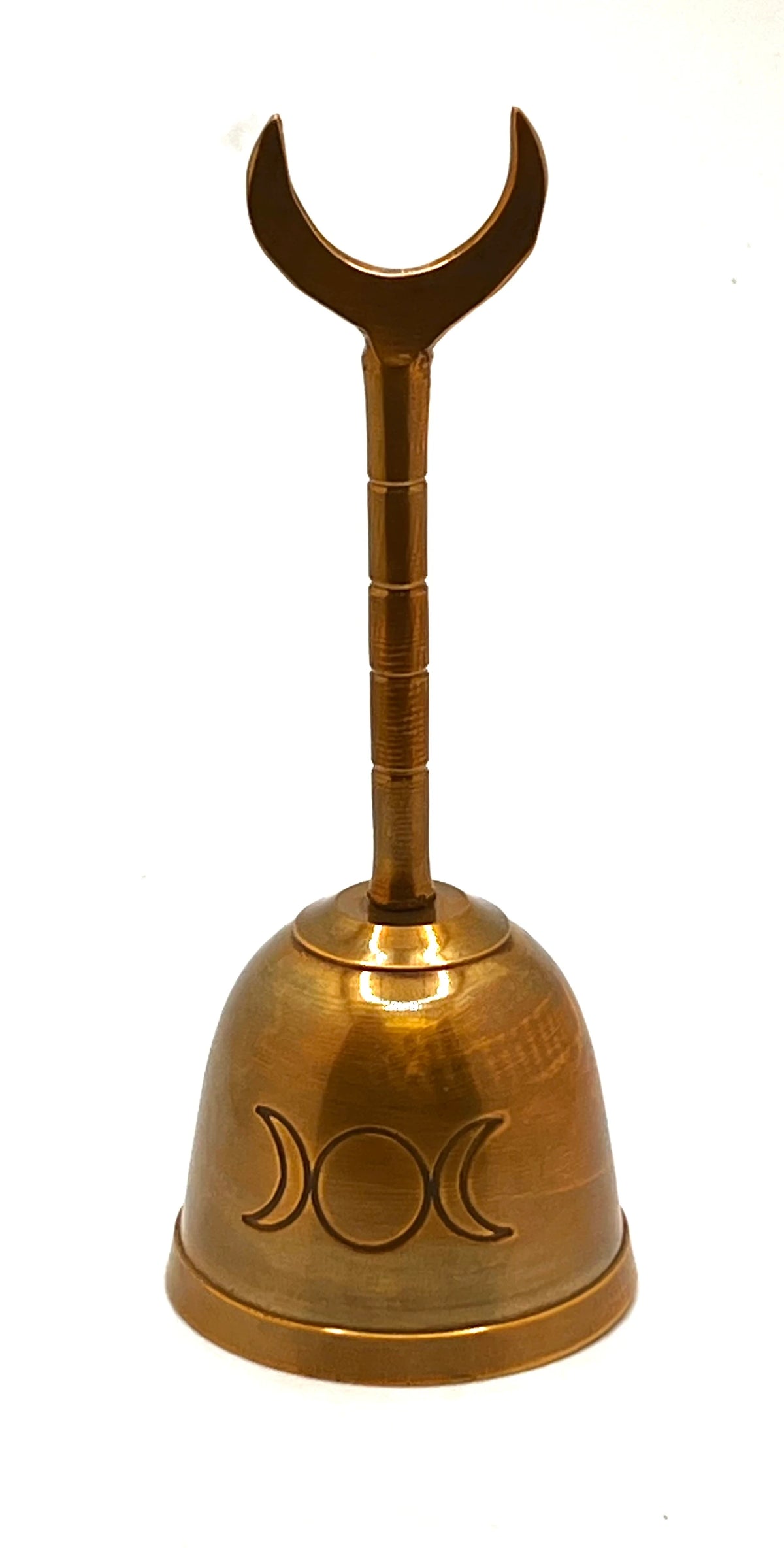 Brass Bell 5" (Crescent Moon)