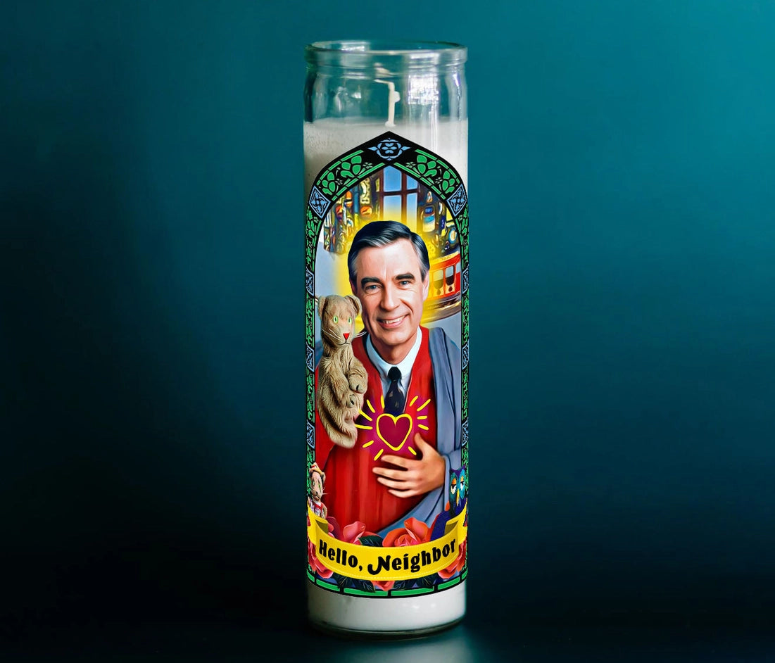 Patron Saint of Kindness | Mr. Rogers | Prayer Candle