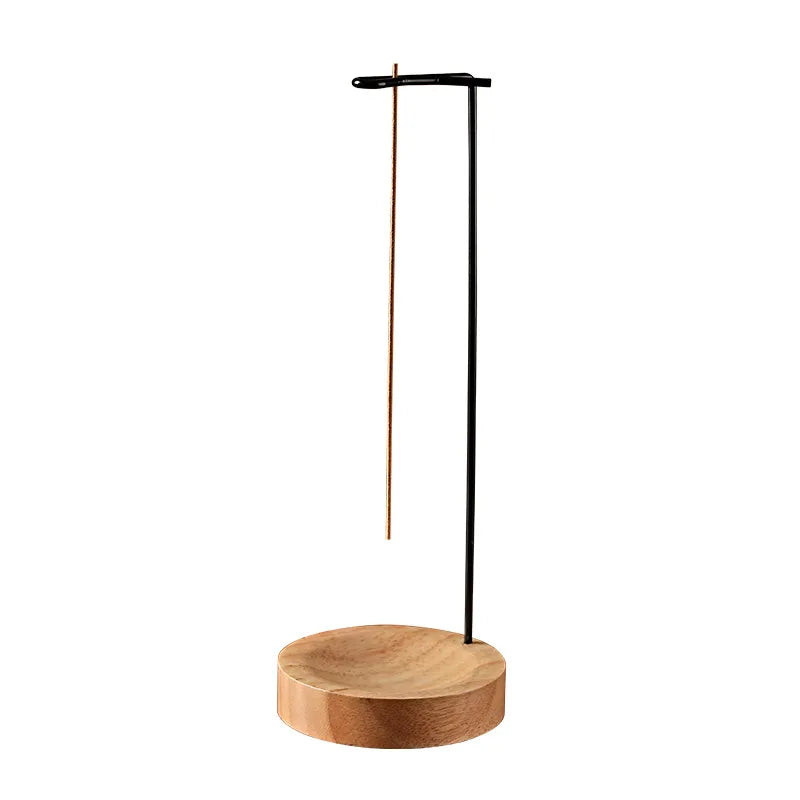 Hanging Incense Burner with Wood Base