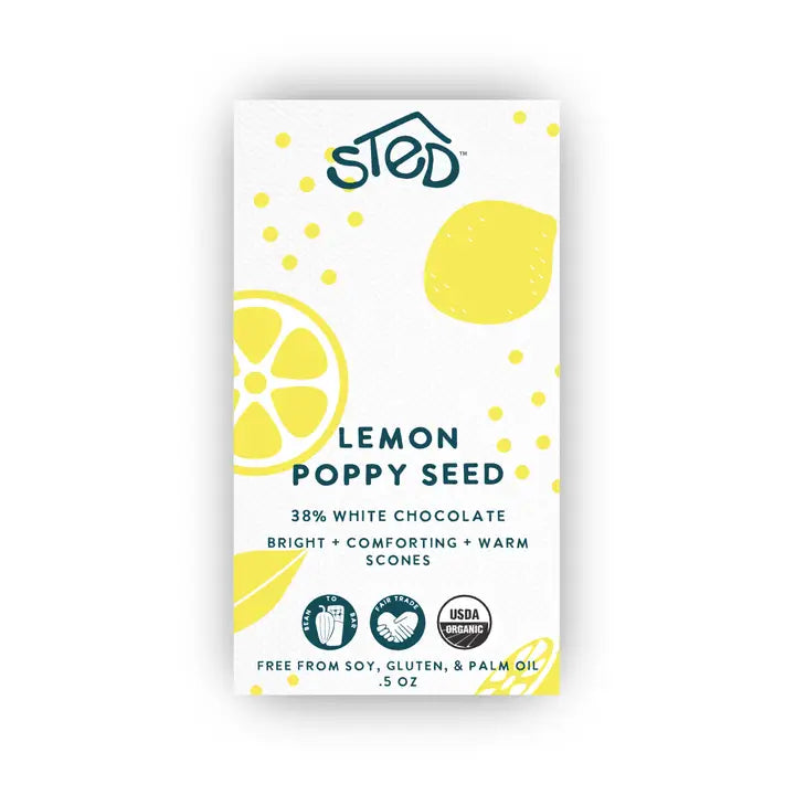 Mini Lemon Poppy Seed White Chocolate