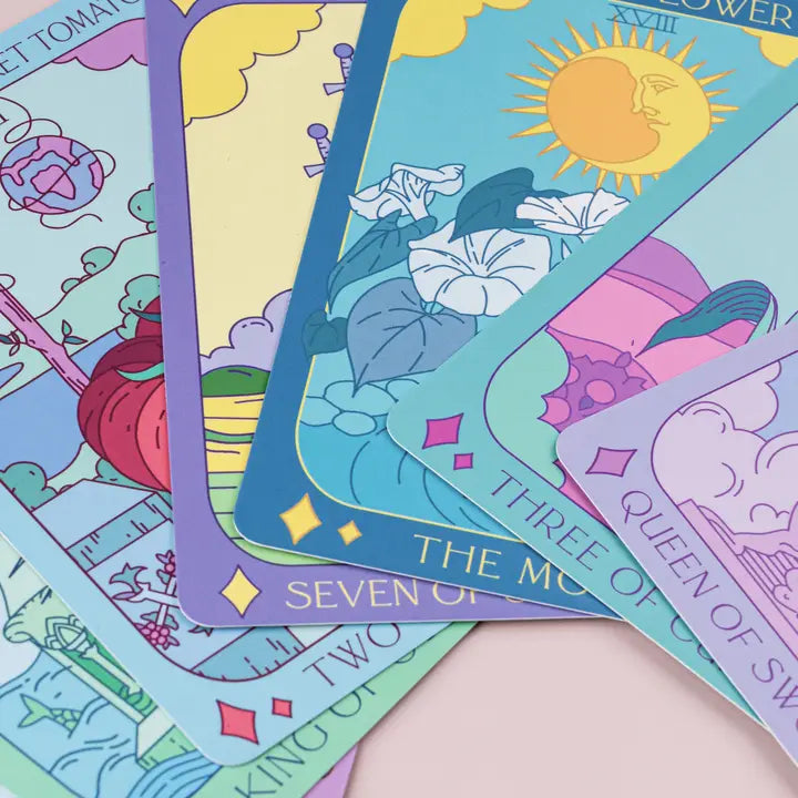 Botanical Tarot Deck + Guidebook By: Sow the Magic