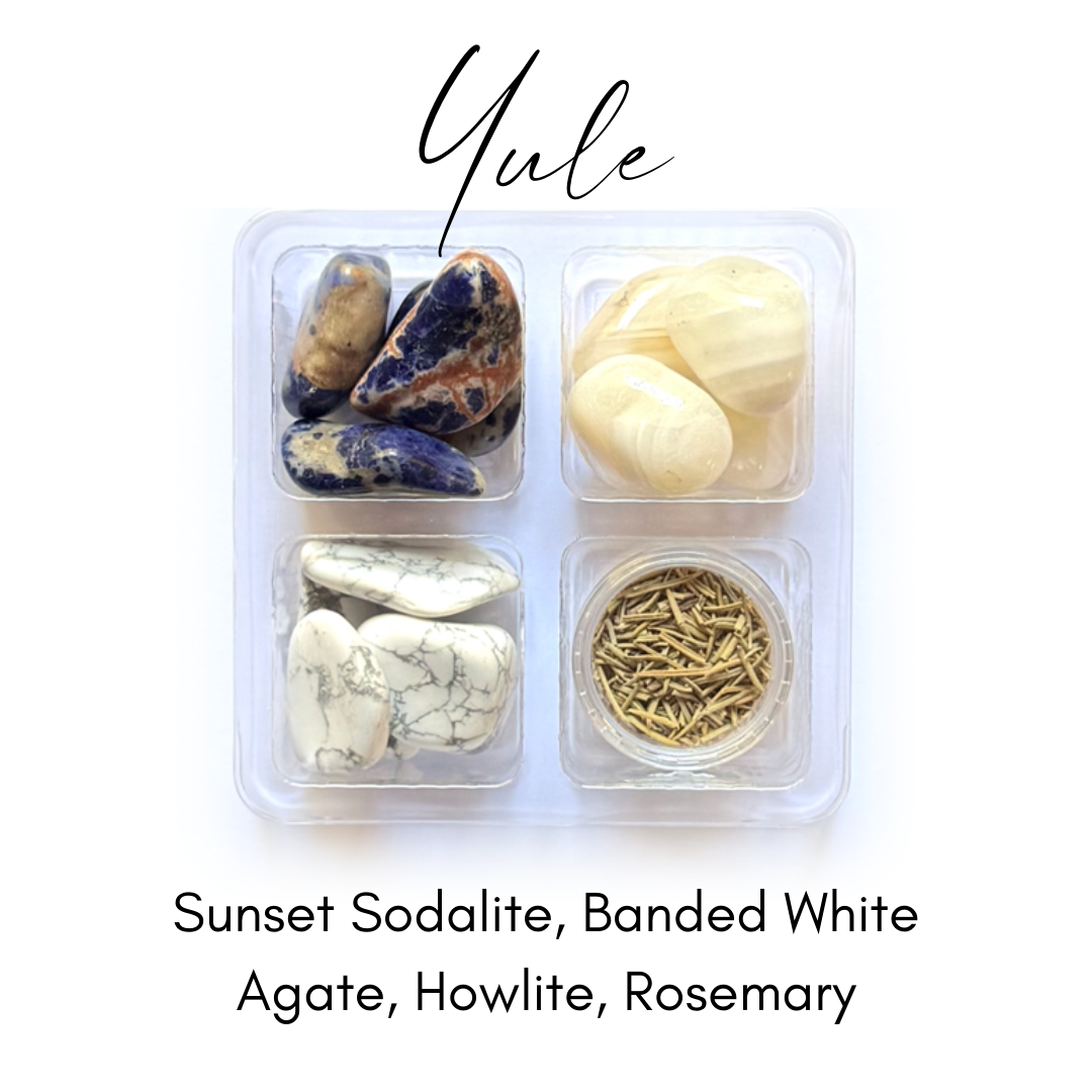 Sabbat Crystal + Herb Collection | Yule — Rebirth + Hope