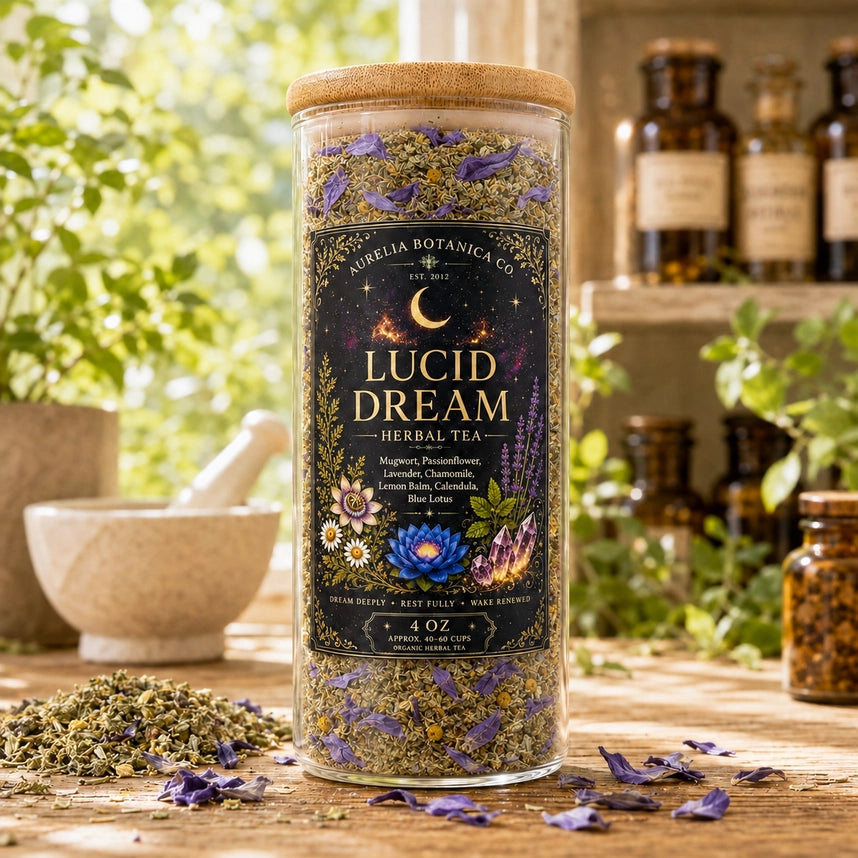 Lucid Dream Herbal Tea | Loose Leaf Ritual Tea | Jar
