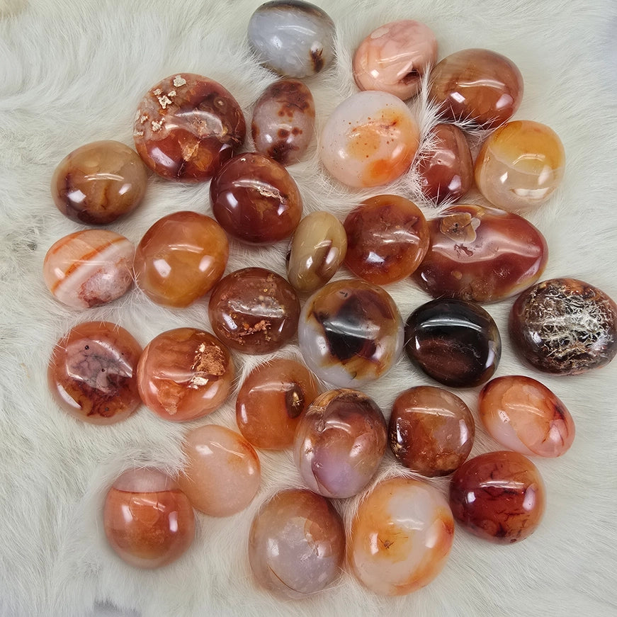 Carnelian Palm Stone