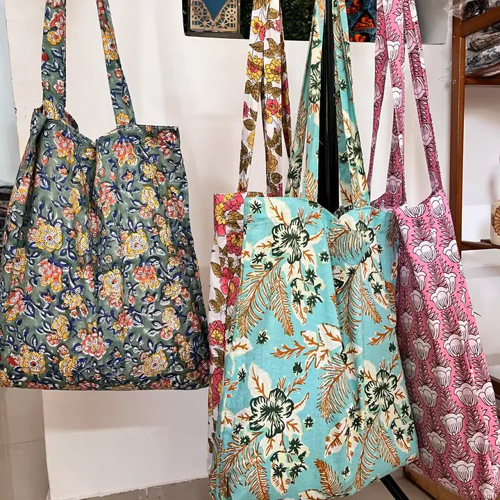 Indian Cotton Shopping Bags