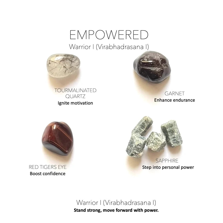Empowered - Warrior I Pose | Crystal Collection