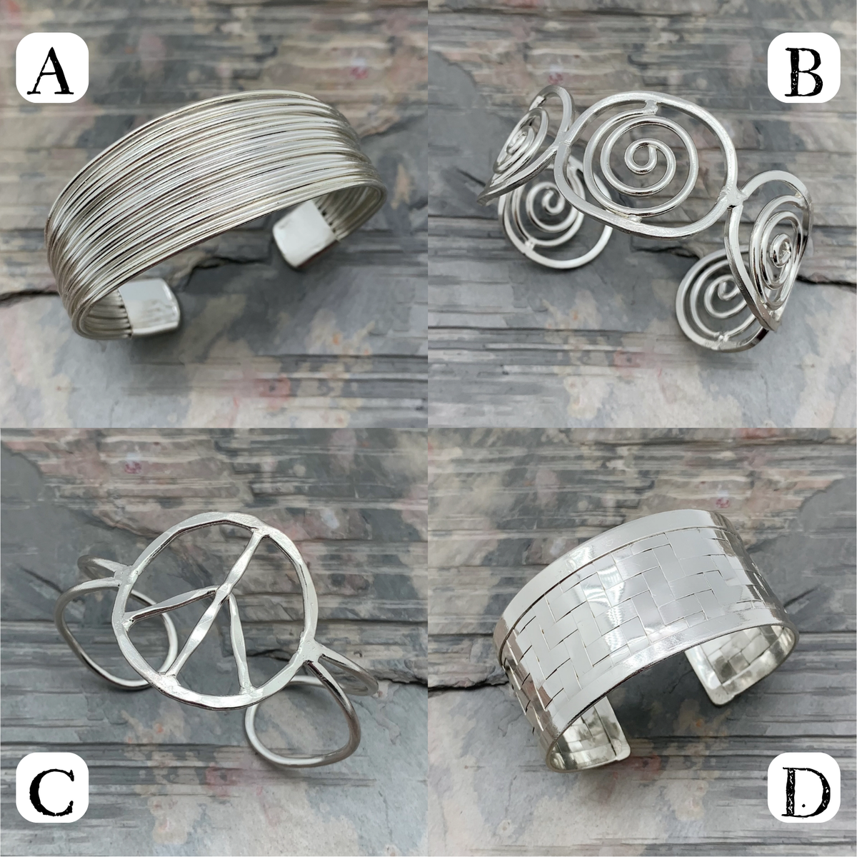 Silver Cuff Bracelets