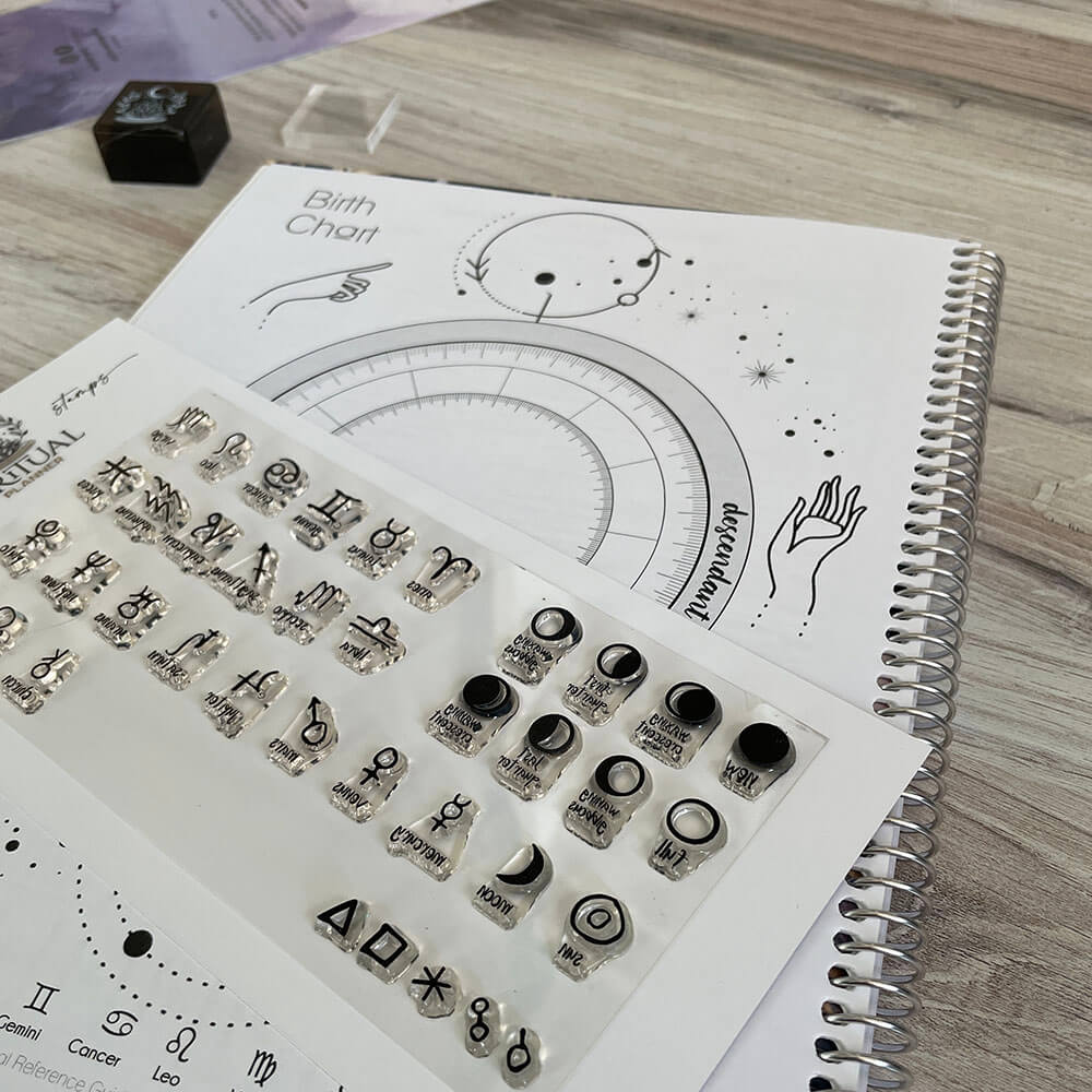 Astrology Stamps - Set of 38 Original Clear Photopolymer Cling Stamps