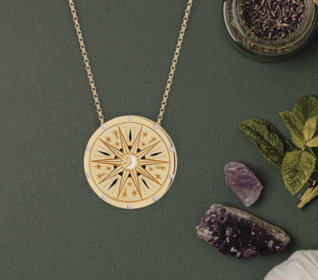 Sun Pendant Necklace