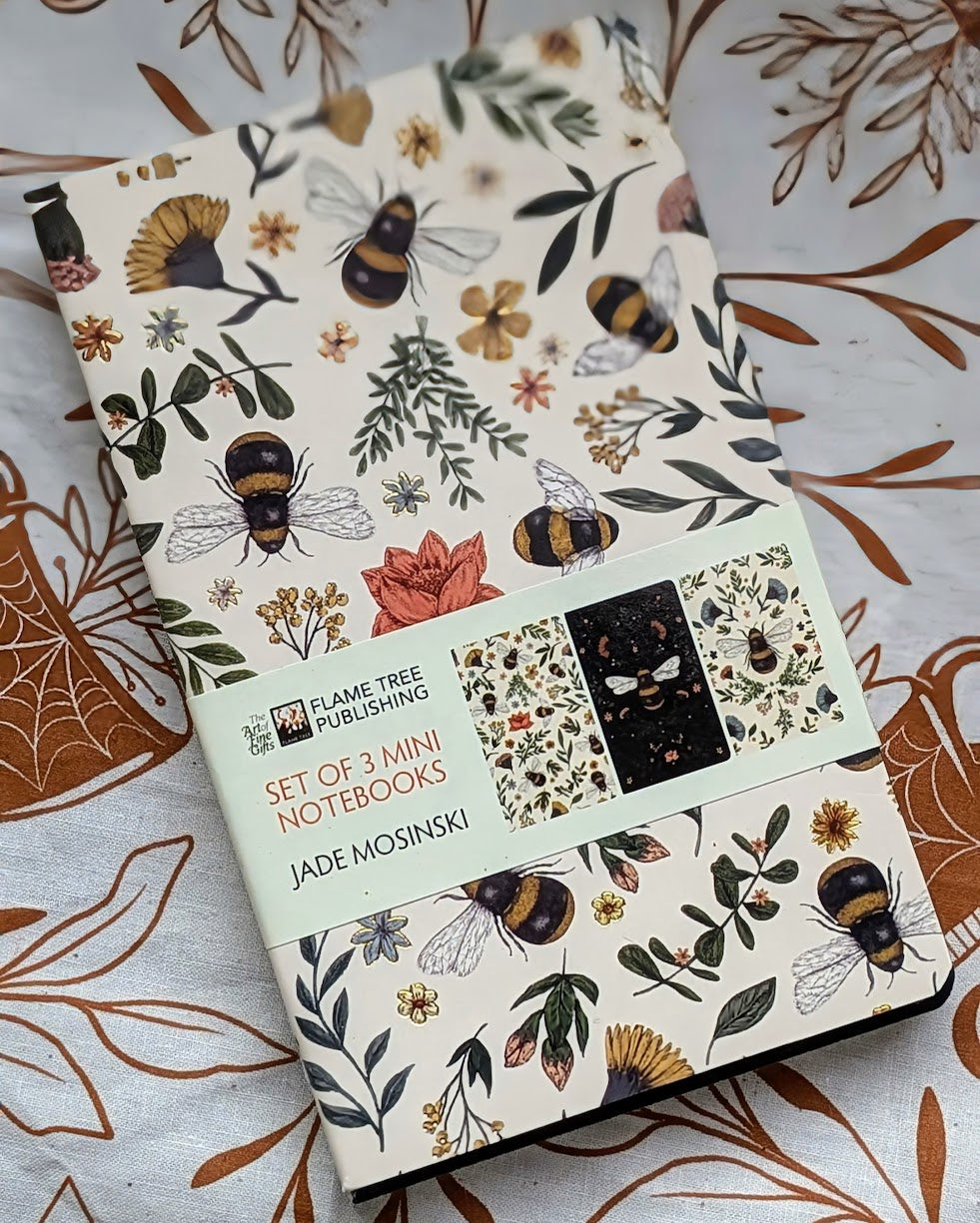 Bee Notebooks | Jade Mosinski Set of 3 Midi Notebooks