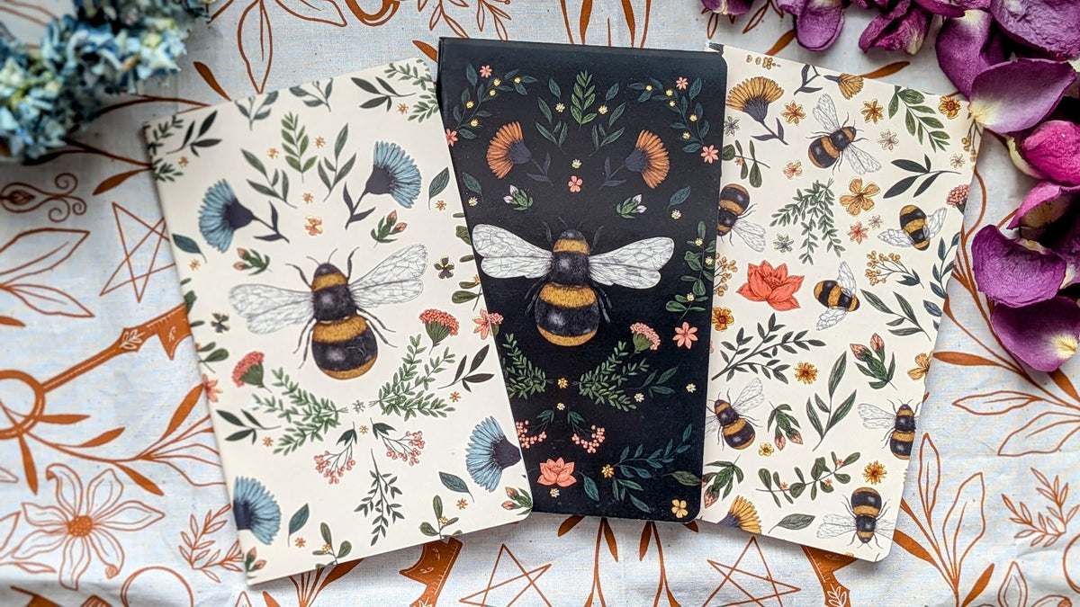 Bee Notebooks | Jade Mosinski Set of 3 Midi Notebooks