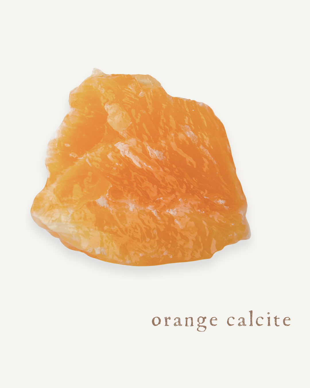 Orange Calcite Chunk