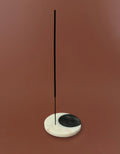 Crescent Moon Marble Incense Holder