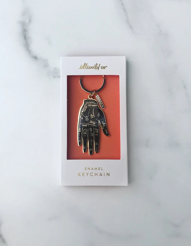 Palmistry Enamel Keychain