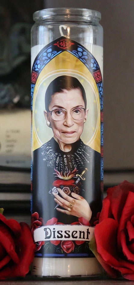 Our Lady of Dissent | Saint Ruth Bader Ginsburg | Prayer Candle