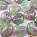 Green Fluorite Heart