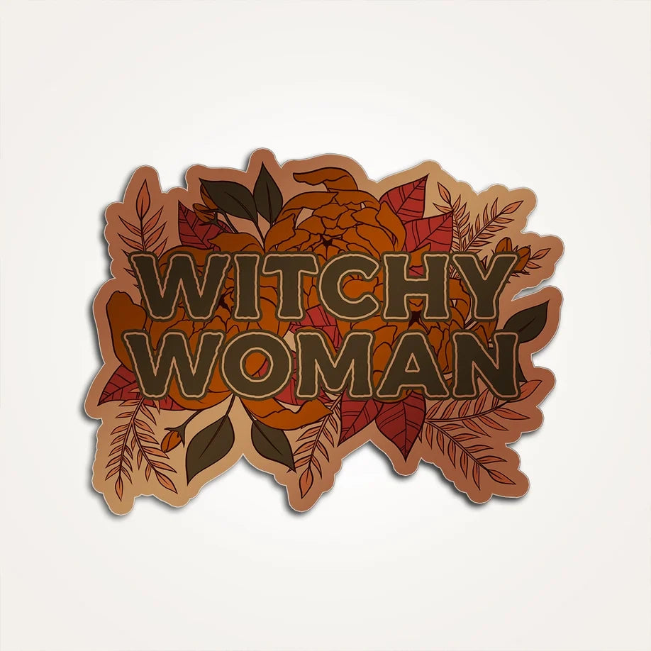 Witchy Woman Floral | Vinyl Sticker