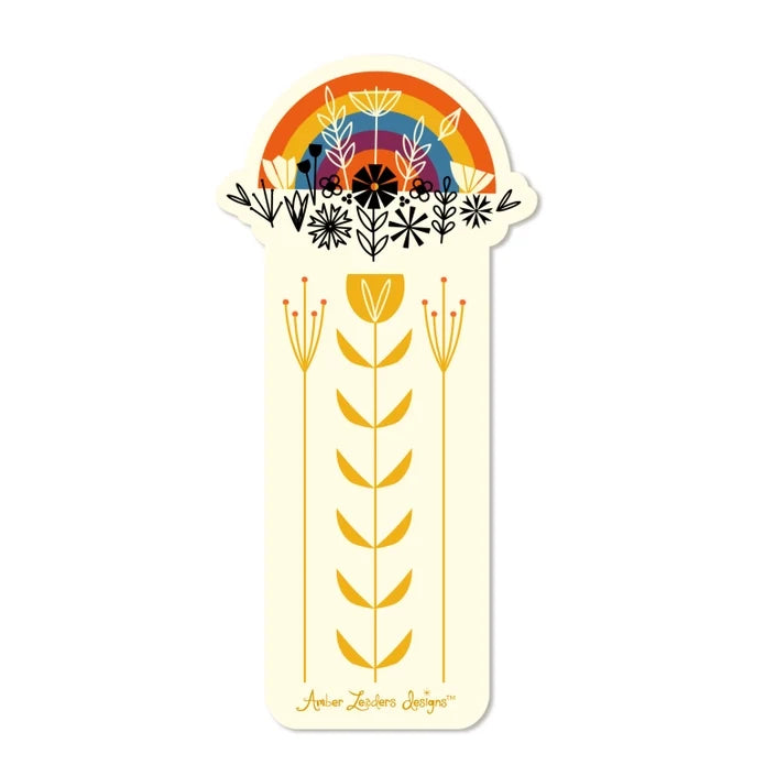Rainbow Die Cut Bookmark