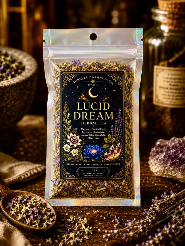 Lucid Dream Herbal Tea | Loose Leaf Ritual Tea | 1 oz Pouch
