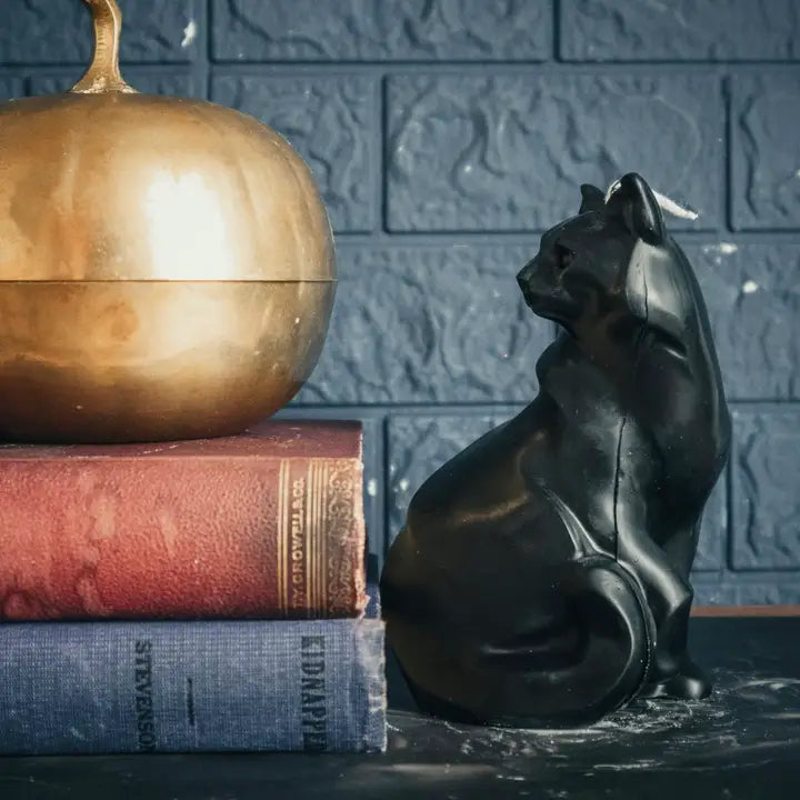 Black Cat | Pillar Candle