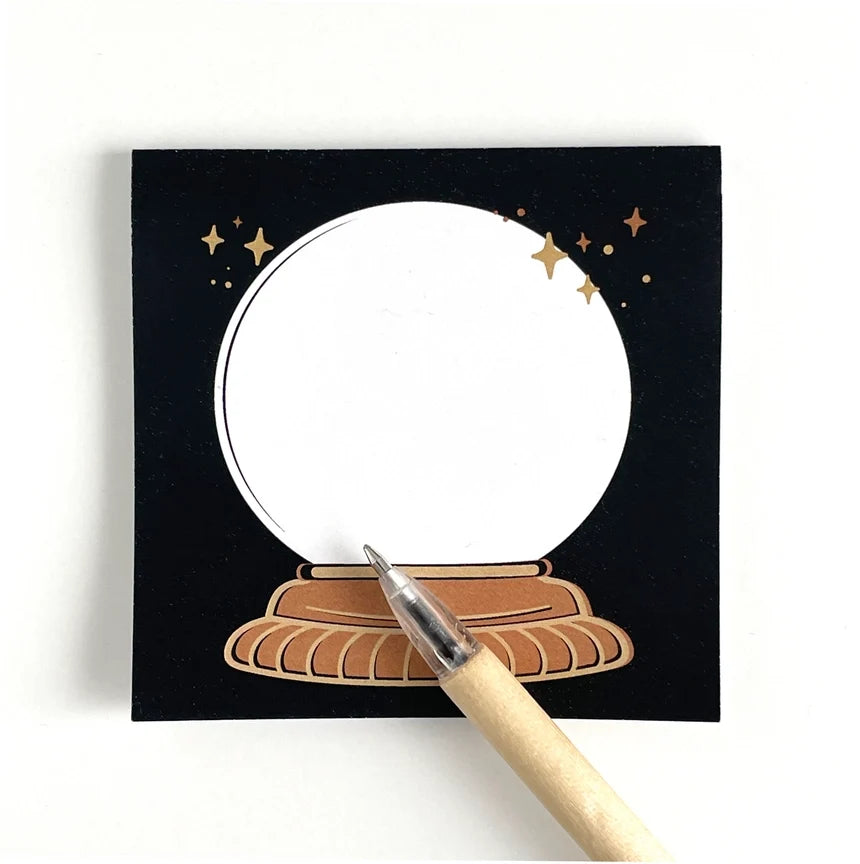 Crystal Ball Sticky Note Pad