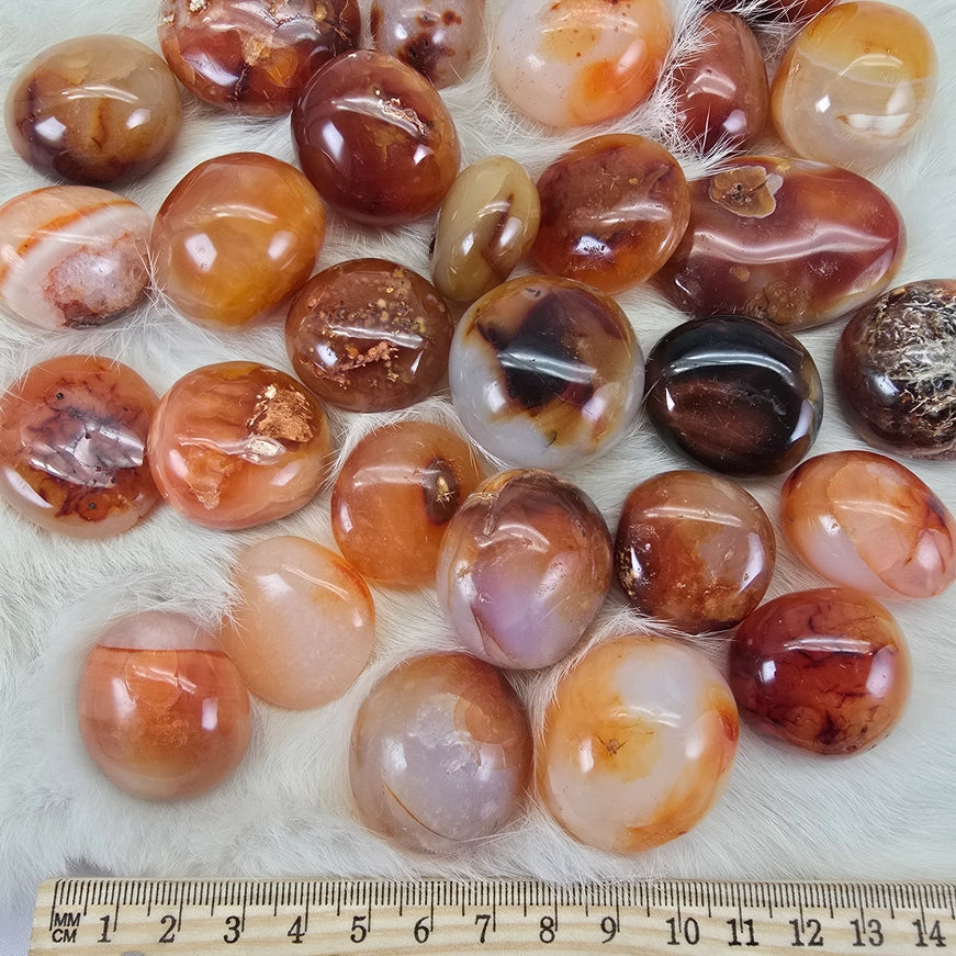 Carnelian Palm Stone